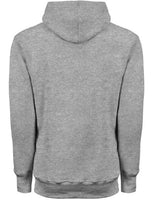 A03 - 9 oz. Heavyweight Charcoal Hooded Sweatshirt w/ Embroidered IUBAC Tablet Logo on Left Chest - No Drawstring