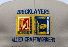 Load image into Gallery viewer, C25 - TAN CAP w/ EMBROIDERED BAC LOGO