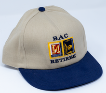Load image into Gallery viewer, C25R - TAN BAC RETIREE CAP w/ EMBROIDERED BAC LOGO