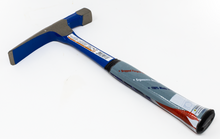 Load image into Gallery viewer, HB12B- 18 OZ. BRICK HAMMER W/ SOLID STEEL HANDLE AND NEOPRENE GRIP