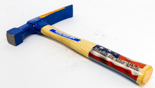 Load image into Gallery viewer, HB12C - 16 OZ. CARBIDE COATED EDGED BRICK HAMMER W/HICKORY HANDLE