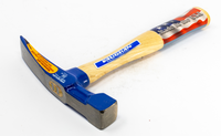 HB12C - 16 OZ. CARBIDE COATED EDGED BRICK HAMMER W/HICKORY HANDLE