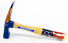 Load image into Gallery viewer, HB12C - 16 OZ. CARBIDE COATED EDGED BRICK HAMMER W/HICKORY HANDLE
