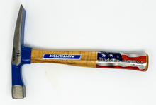 Load image into Gallery viewer, HB12E - 24 OZ. CARBIDE COATED EDGED BRICK HAMMER W/ HICKORY HANDLE