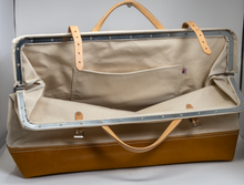 Load image into Gallery viewer, HB13 - 24" x 16" TOOL BAG W/ DEEP LEATHER BOTTOM AND INSIDE POCKET