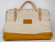 Load image into Gallery viewer, HB13A - 18" X 16" TOOL BAG W/ DEEP LEATHER BOTTOM AND INSIDE POCKET