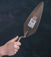 HB8F - 11" NARROW LONDON ROSE TROWEL W/ LEATHER HANDLE