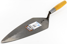 Load image into Gallery viewer, HB8N - 13" NARROW LONDON ROSE TROWEL W/ WOOD HANDLE