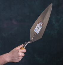 Load image into Gallery viewer, HB8N - 13" NARROW LONDON ROSE TROWEL W/ WOOD HANDLE