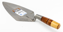 Load image into Gallery viewer, HB8R - 13" NARROW LONDON ROSE TROWEL W/ LEATHER HANDLE