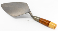 HB8R - 13" NARROW LONDON ROSE TROWEL W/ LEATHER HANDLE