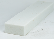 Load image into Gallery viewer, HP32 - 8" X 2" X 1" WHITE RUBBING STONE, 60 GRIT