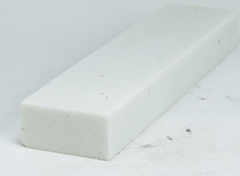 Load image into Gallery viewer, HP33 - 8" X 2" X 1" WHITE RUBBING STONE, 80 GRIT