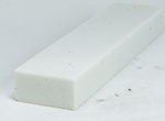 HP33 - 8" X 2" X 1" WHITE RUBBING STONE, 80 GRIT