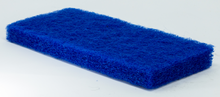 Load image into Gallery viewer, HP36 - 10" x 4 3/8" x 1"  MEDIUM-ABRASIVE SCOURING PAD (BLUE)