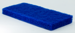 HP36 - 10" x 4 3/8" x 1"  MEDIUM-ABRASIVE SCOURING PAD (BLUE)