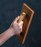 HT12A - 12" X 5" X 3/4" THICK WOOD FLOAT