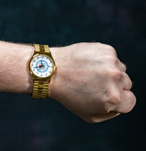 Load image into Gallery viewer, K27 - MEN'S TRADITIONAL BAC RETIRED MEMBER GOLD WATCH w/ FULL COLOR BAC LOGO