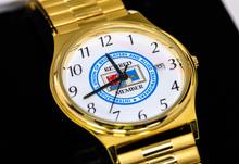 Load image into Gallery viewer, K27 - MEN'S TRADITIONAL BAC RETIRED MEMBER GOLD WATCH w/ FULL COLOR BAC LOGO