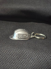 Load image into Gallery viewer, KR01- PEWTER HARD HAT KEY RING w/ IUBAC ON BOTH SIDES