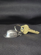 Load image into Gallery viewer, KR01- PEWTER HARD HAT KEY RING w/ IUBAC ON BOTH SIDES