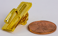 Load image into Gallery viewer, L20- GOLD NOTCHED TROWEL LAPEL PIN