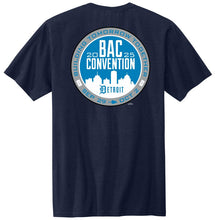 Load image into Gallery viewer, NCT1 - COMMEMORATIVE 2025 IUBAC COVENTION T-SHIRT (NAVY)
