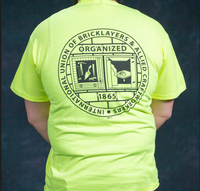 SO4 - SAFETY GREEN T-SHIRT W/ BAC LOGO