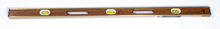 Load image into Gallery viewer, SL48 - 48" BRASS BOUND SANDS LEVEL W/ COLOR VIALS- ALSO AVAILABLE IN I-BEAM