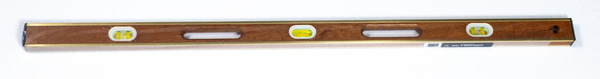 SL48 - 48" BRASS BOUND SANDS LEVEL W/ COLOR VIALS- ALSO AVAILABLE IN I-BEAM