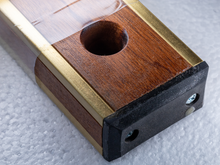 Load image into Gallery viewer, SL48 - 48" BRASS BOUND SANDS LEVEL W/ COLOR VIALS- ALSO AVAILABLE IN I-BEAM