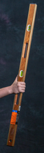 Load image into Gallery viewer, SL48 - 48" BRASS BOUND SANDS LEVEL W/ COLOR VIALS- ALSO AVAILABLE IN I-BEAM