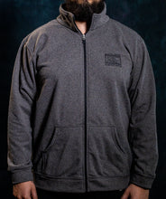 Load image into Gallery viewer, SO13- FULL ZIP FLEECE JACKET W/ BAC LOGO (CHARCOAL)