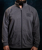 SO13- FULL ZIP FLEECE JACKET W/ BAC LOGO - CHARCOAL