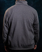 Load image into Gallery viewer, SO13- FULL ZIP FLEECE JACKET W/ BAC LOGO (CHARCOAL)