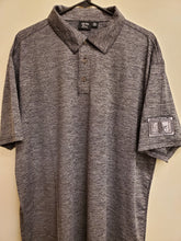 Load image into Gallery viewer, SO16 - MEN'S HONEYCOMB JACQUARD POLO SHIRT (CHARCOAL)
