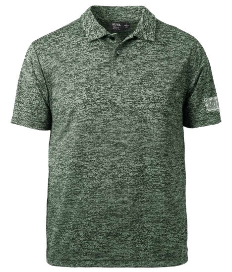 SO18 - Men's Honeycomb Jacquard Polo Shirt - Hunter Green