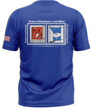 Load image into Gallery viewer, TSSS - SHORT SLEEVE SPORT SHIRT w/ LOGOS ON LEFT CHEST, BACK AND LEFT SLEEVE (ROYAL BLUE)