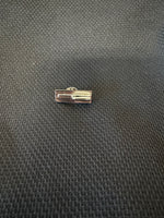 L14- Silver Notched Trowel Lapel Pin