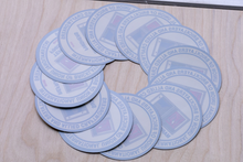 Load image into Gallery viewer, TD100 - 4" DECALS WITH ADHESIVE ON THE FRONT- AVAILABLE IN A VARIETY OF TRADES (PER 100)