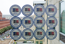Load image into Gallery viewer, TD100 - 4" DECALS WITH ADHESIVE ON THE FRONT- AVAILABLE IN A VARIETY OF TRADES (PER 100)