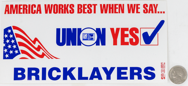 Union Yes Bumper Sticker