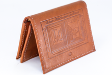 Load image into Gallery viewer, W03 - LEATHER MINI WALLET DEBOSSED W/ BAC LOGO