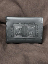 Load image into Gallery viewer, W06 - TRI-FOLD LEATHER WALLET EMBOSSED W/ BAC LOGO